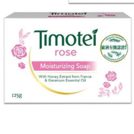 Timotei bar soap rose moisturising 125gm