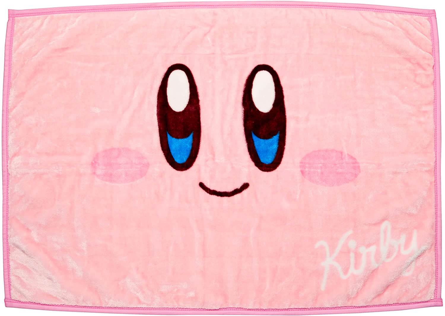 Marushin Throw Nintendo Star Kirby Big Smile Kirby 4585010700 H 27.6 x W 39.4 inches (70 x 100 cm)