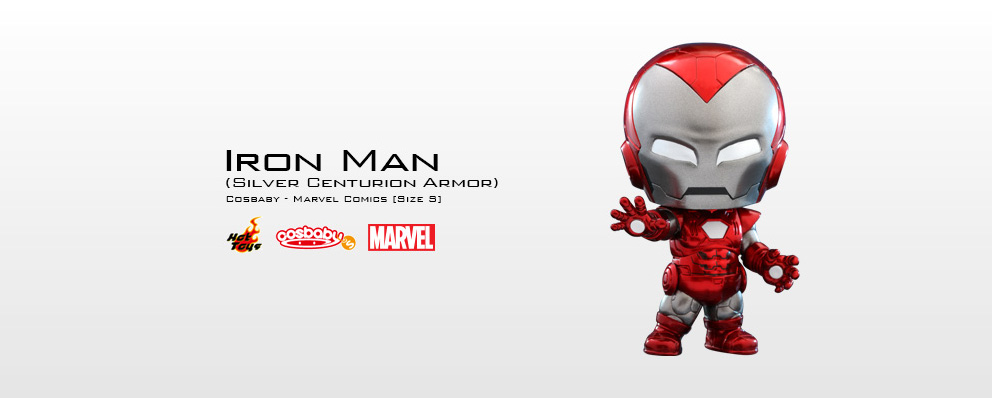 Iron man (silver centurion armor) cosbaby marvel comics