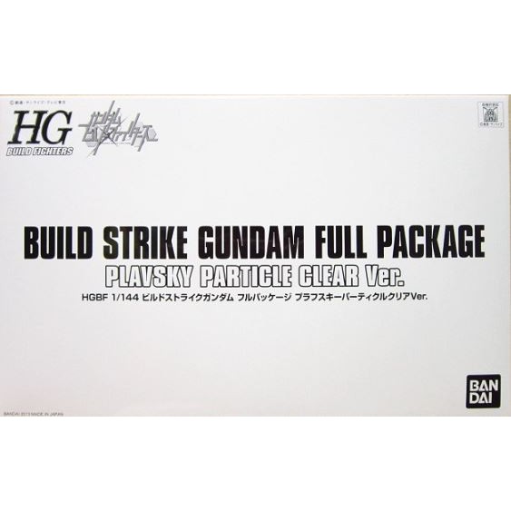HG HGBF 1/144 Build Strike Gundam Full Package Plavsky Particle Clear Ver.