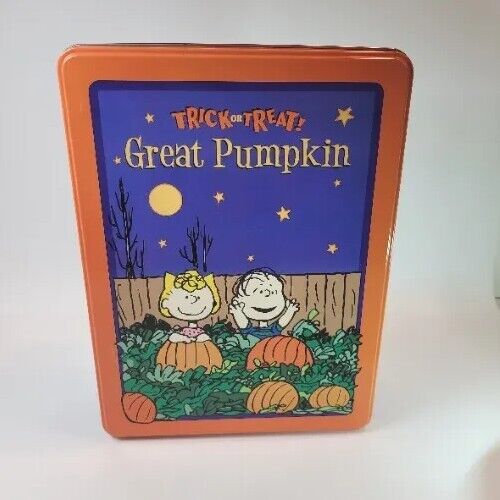 Vintage Halloween Tin Box