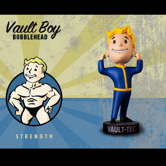 Fallout 4 Vault Boy Bobblehead Series One Strength