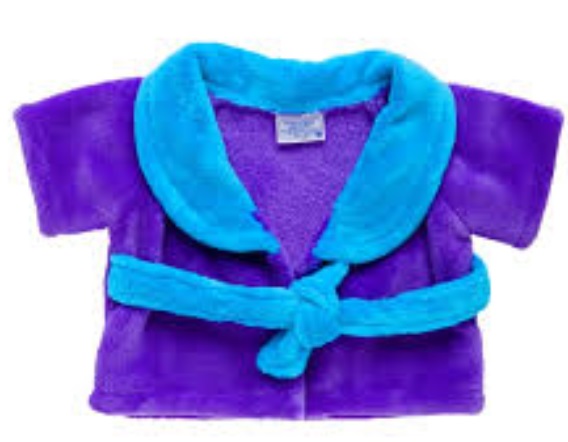 Purple Plush Robe