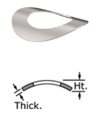 Curved Disc Springs