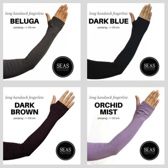 Manset tangan jempol selengan/long handsock fingerles