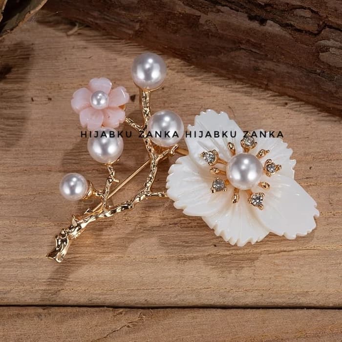 bros brooch bunga mutiara alila