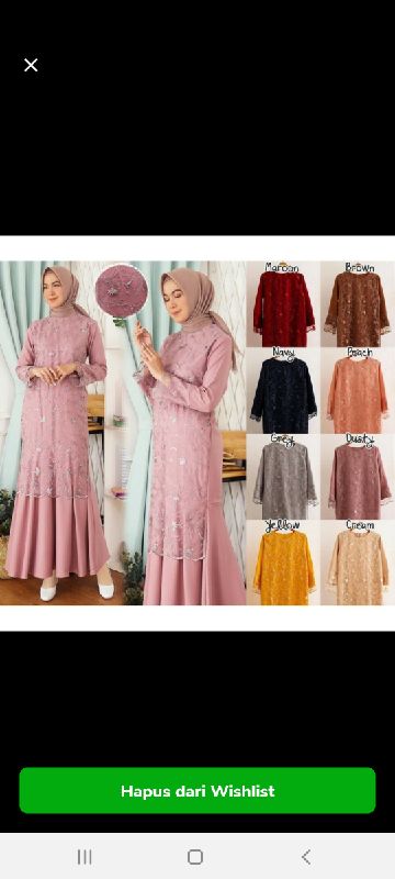Gamis Brukat Mermaid Elza