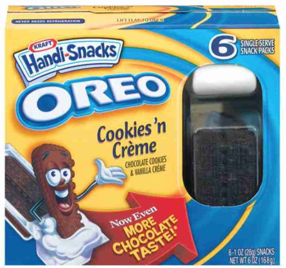 Handi-Snacks Oreo Cookies N Creme Snack Packs