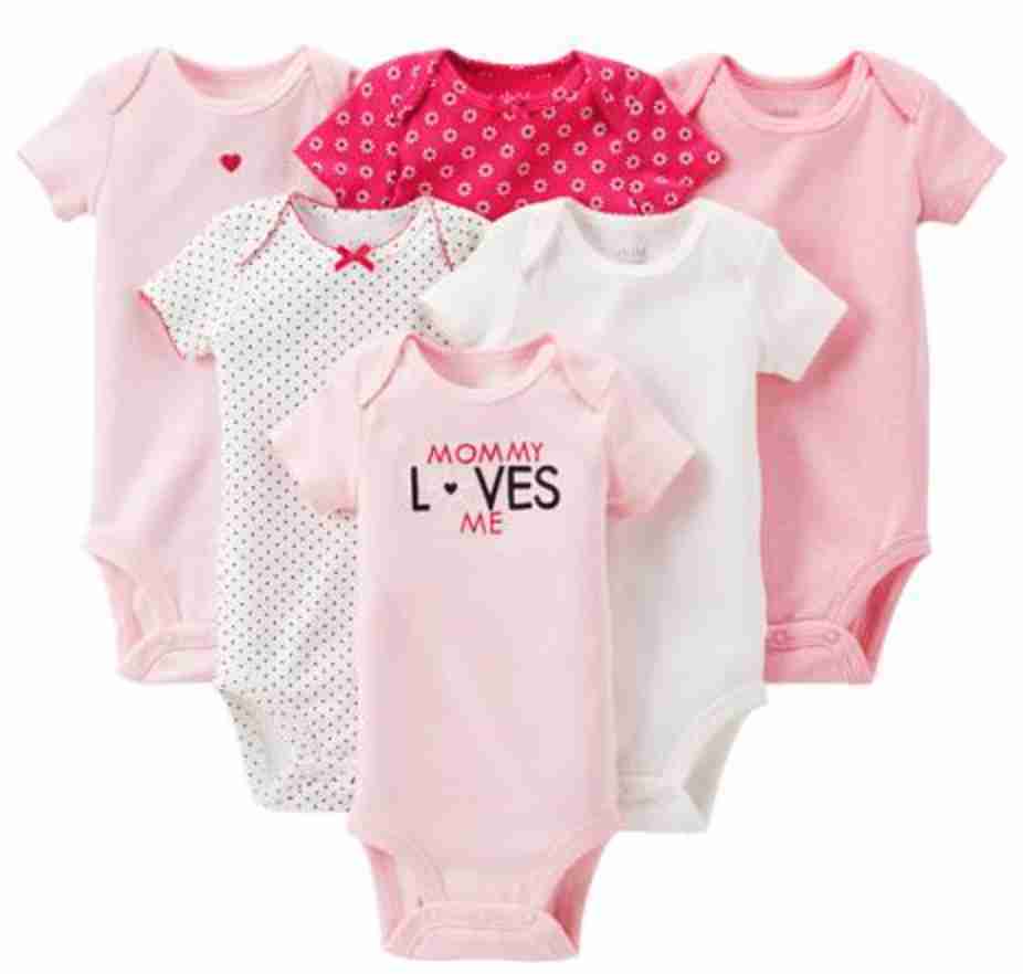 Child Of Mine by Carters Newborn Baby Girl Assorted 6-Packs