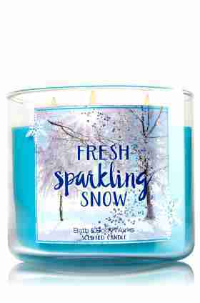 3-Wick Fresh Sparkling Snow Candle
