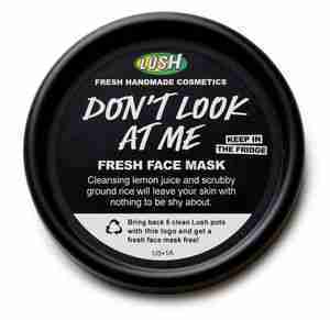 Lush dont look at me mask