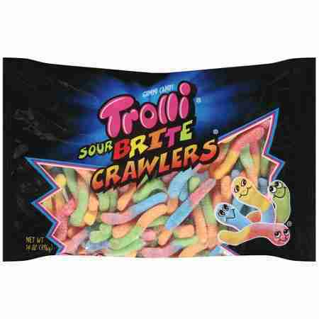 Trolli Sour Brite Crawlers Gummi Candy, 14 oz