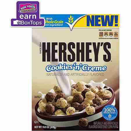 Hersheys Cookies n Creme Cereal, 10.9 oz