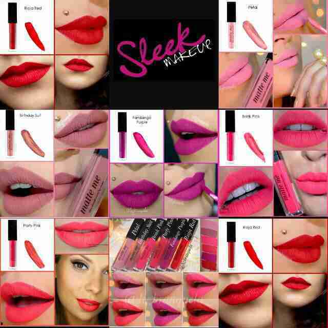 Sleek Matte Me Lip Cream Collection