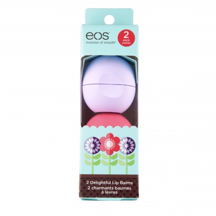 eos Smooth Lip Balm Sphere Limited Edition Spring 2-pack