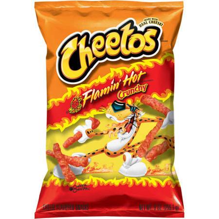 Cheetos Crunchy Flammin hot