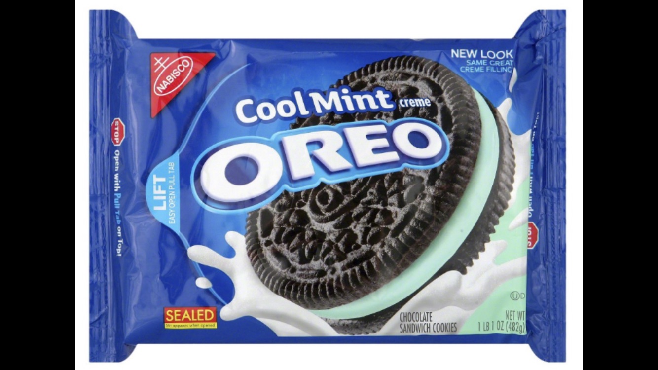 Oreo Cool Mint Sandwich Cookies